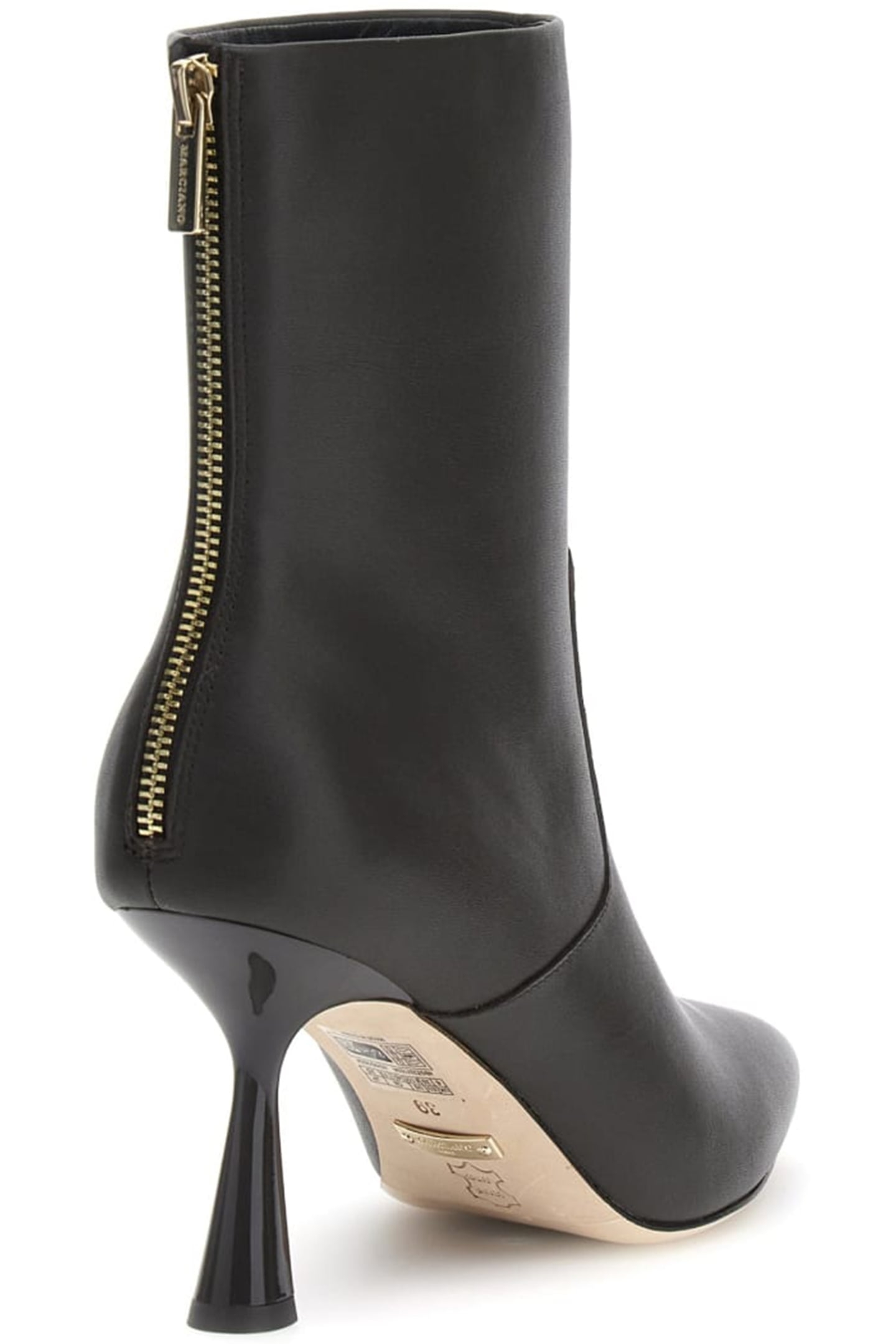 MARCIANO BY GUESS METAL ZIP BOOTIE REGAL BROWN 6