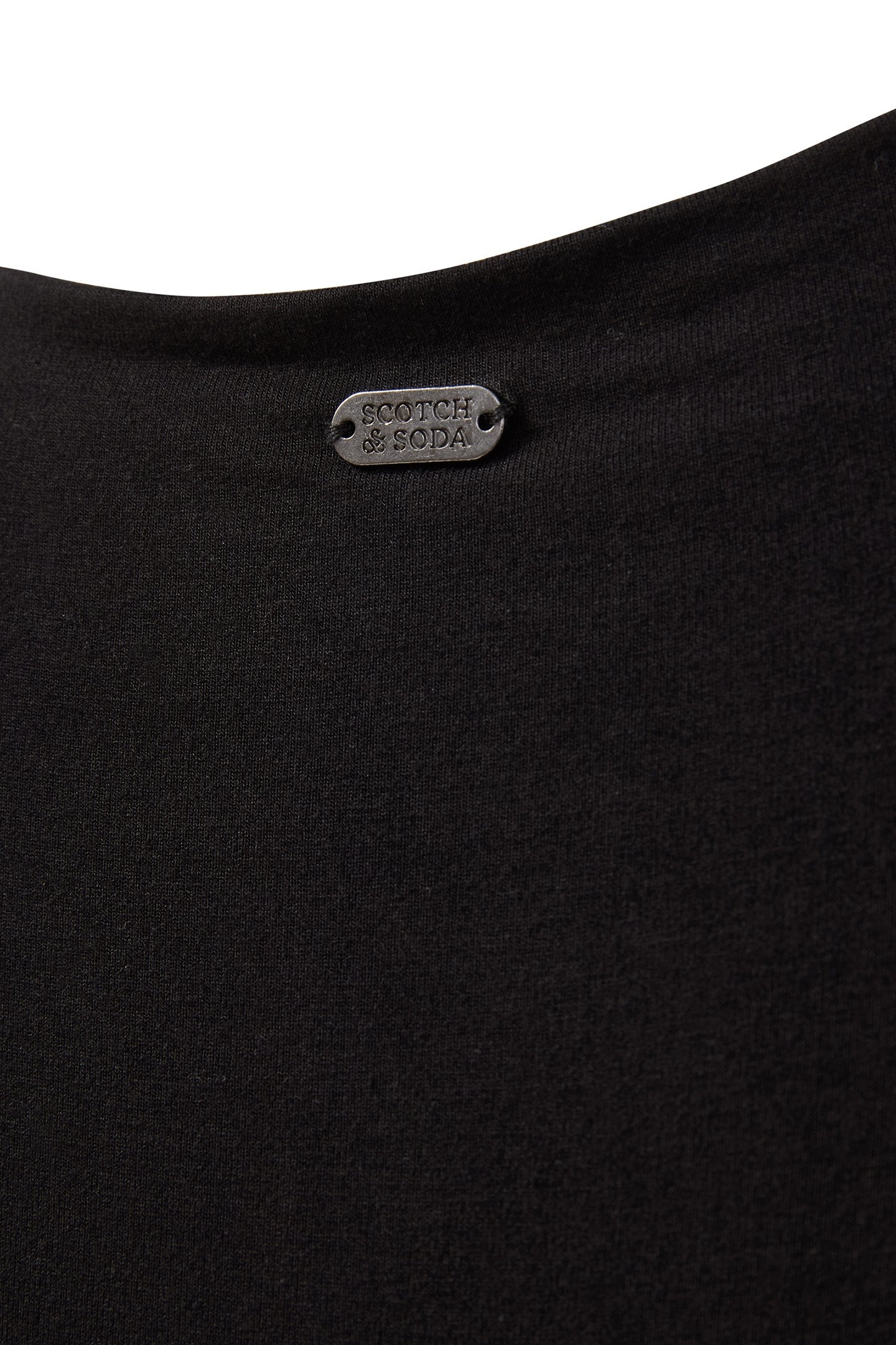 ASYMETRIC RUCHED FRONT LS DRESS BLACK 6