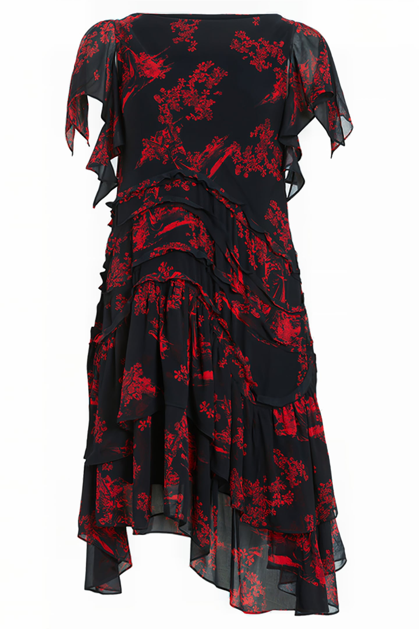 CALLIE DRESS MARIA SIREN RED 4