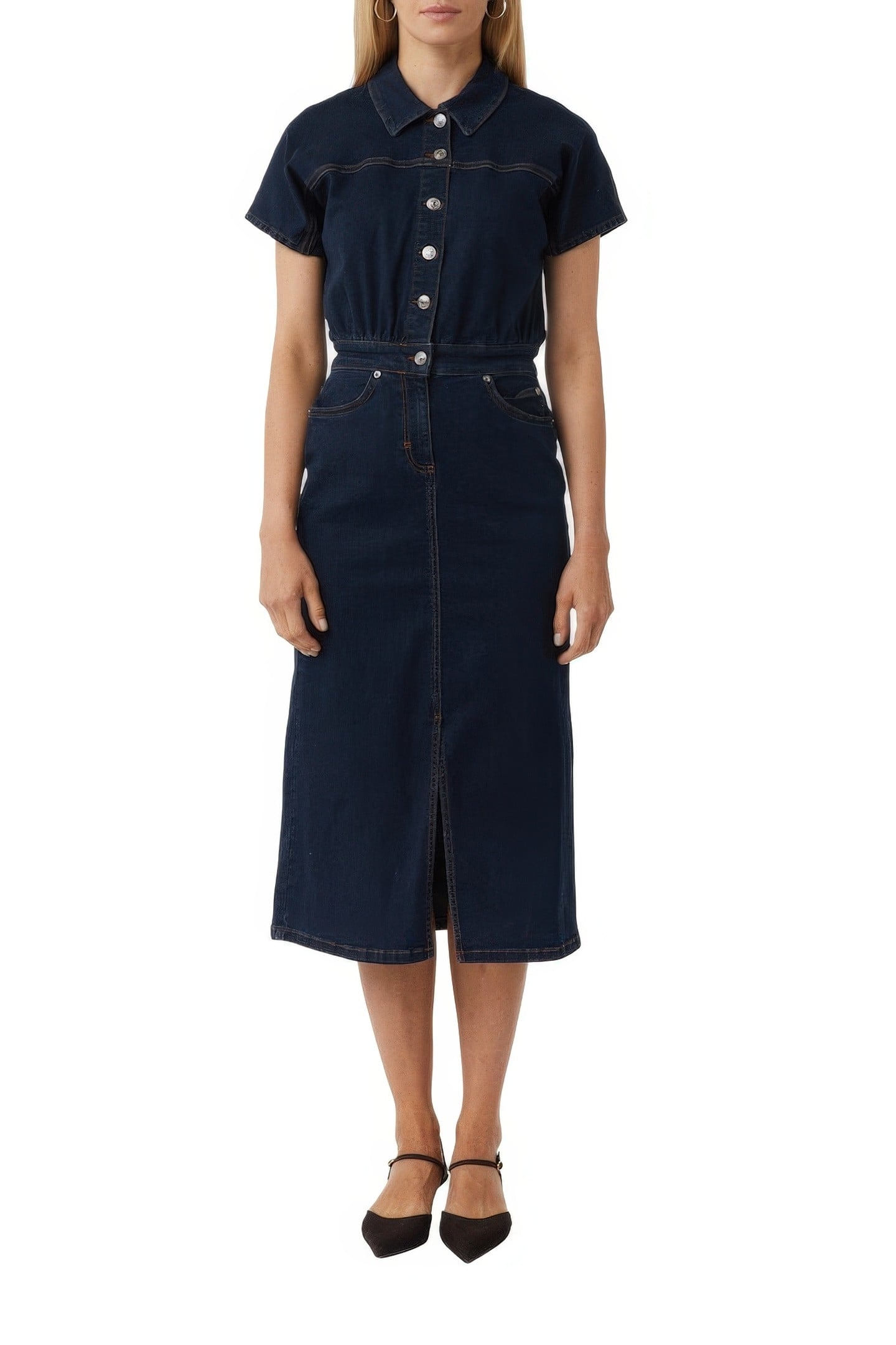 KLEIDER/EINTEILER BLUE DENIM 1