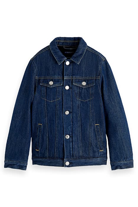 AMS BLAUW TEDDY LINED DENIM JACKET INDIGO by Scotch & Soda