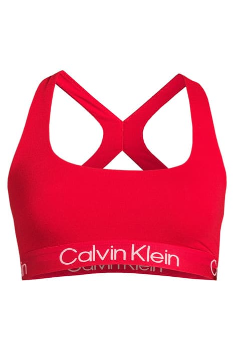 UNLINED BRALETTE, XMK RUSTIC RED by Calvin Klein