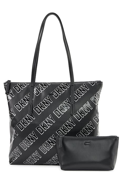 PHOENIX 2 IN 1 TOTE BLACK/WHITE by DKNY