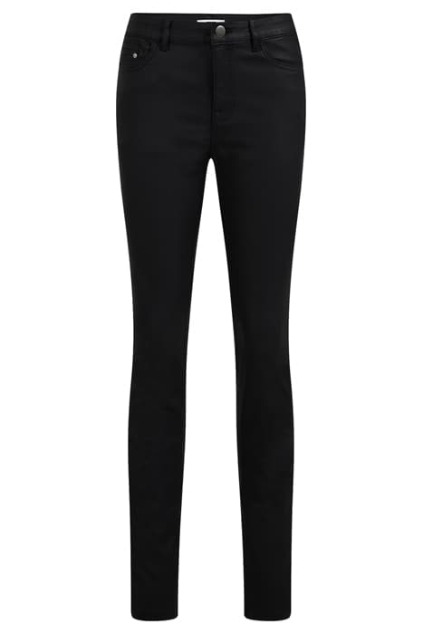 LADIES COATED PANTS BLACK by WE Fashion