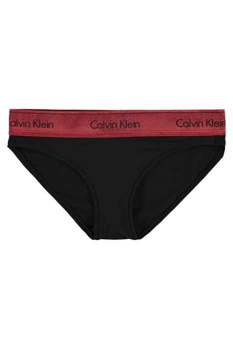 BIKINI, 51O BLACK W RED METALLIC WB by Calvin Klein