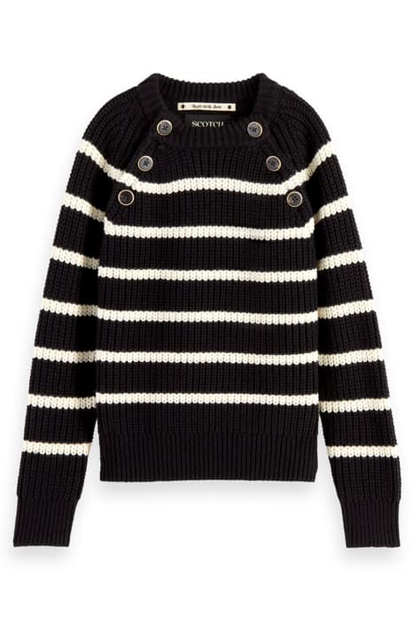 STRIPED SAILOR PULLOVER COMBO T by Scotch & Soda