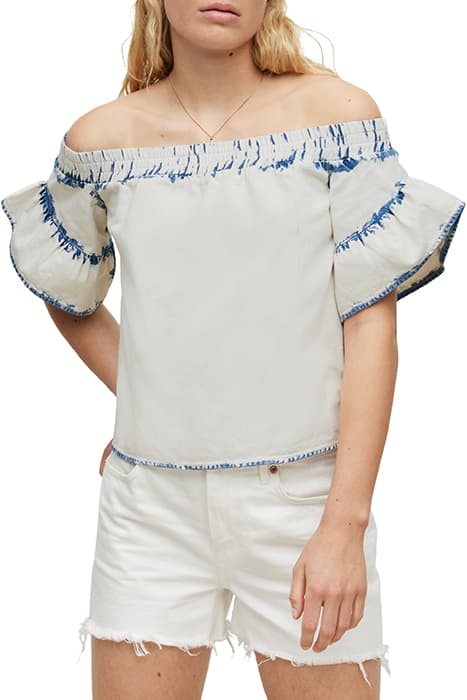 ADELA TOP BLEACH WHITE by AllSaints