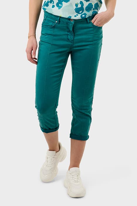 SKINNY HOGE TAILLE BROEK MET NAAD AAN DE VOORKANT KAYAKING by Sandwich