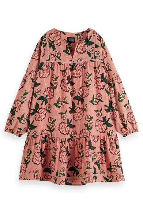 ALL-OVER PRINTED WIDE-FIT MIDI-LENGTH DRESS COMBO G by Scotch & Soda