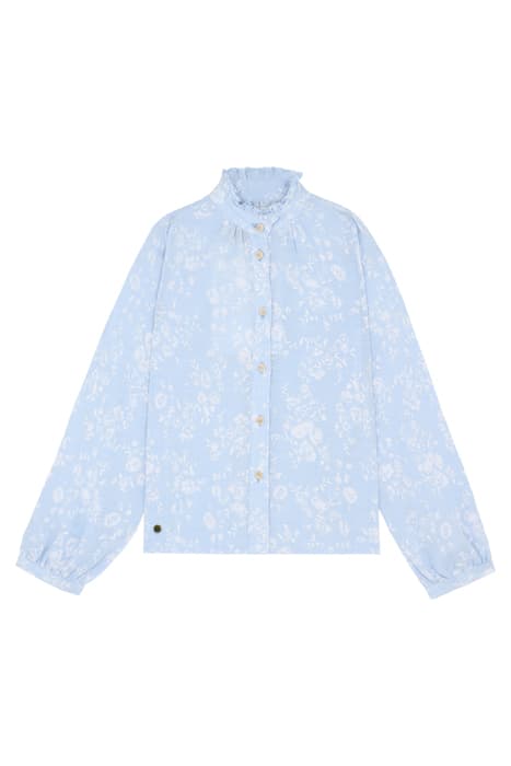 UMA FLOWER BLOUSE GIRLS LIGHT BLUE by Scalpers