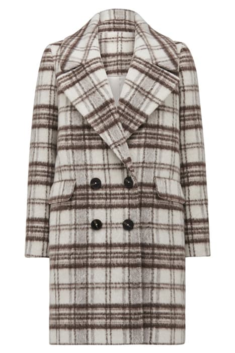 MELISSA CHECK COAT CHECK by Forever New