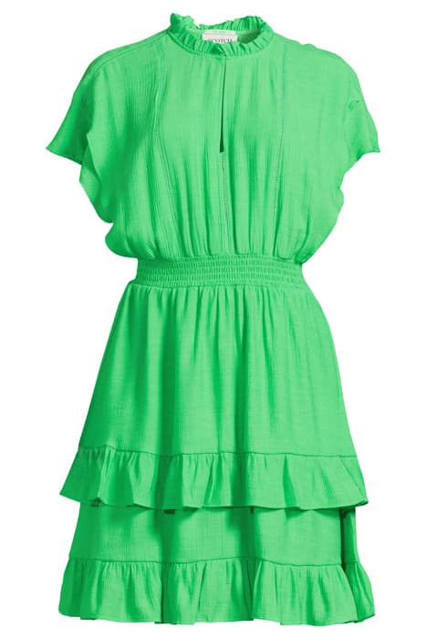 EASY FITTED SMOCKED MINI DRESS BRIGHT PARAKEET by Scotch & Soda