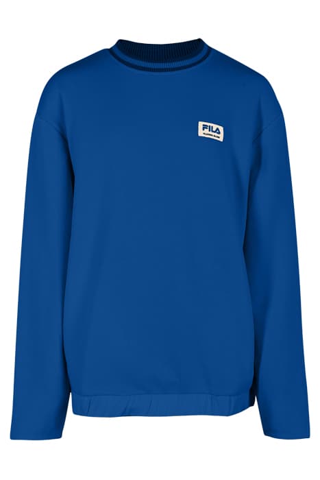 TEICHLAND RELAXED CREW SWEATER LAPIS BLUE by FILA