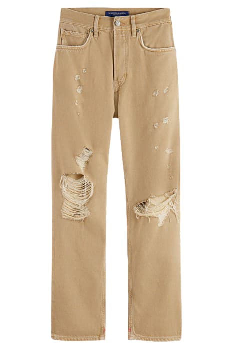 THE BAY BOYFRIEND JEANS — GARMENT DYE COLOURS SAND by Scotch & Soda