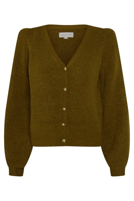 SALLY CARDIGAN LONG SLEEVE ODD OLIVE by Fabienne Chapot