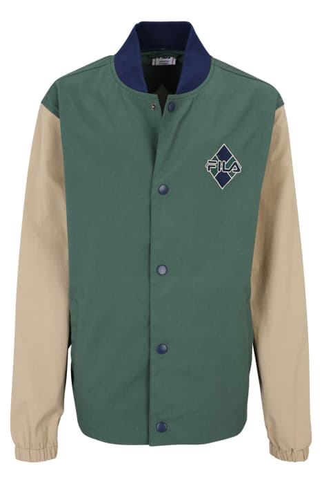 TEICHWITZ COLLEGE JACKET BLUE SPRUCE-FIELDS OF RYE-MEDIEVAL  by FILA