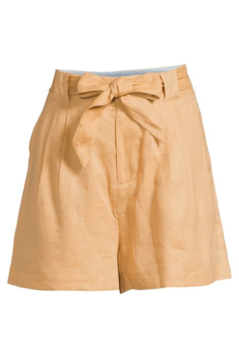 HIGH-RISE LINEN SHORT DESERT by Scotch & Soda