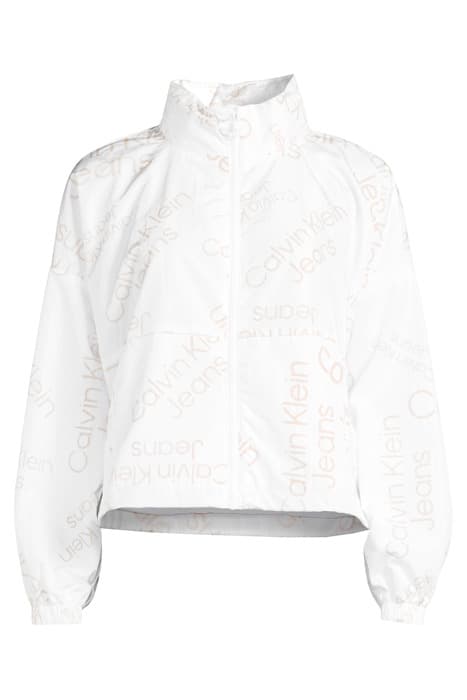 EO/ AOP CRINKLE WB LOGO AOP BRIGHT WHITE by Calvin Klein