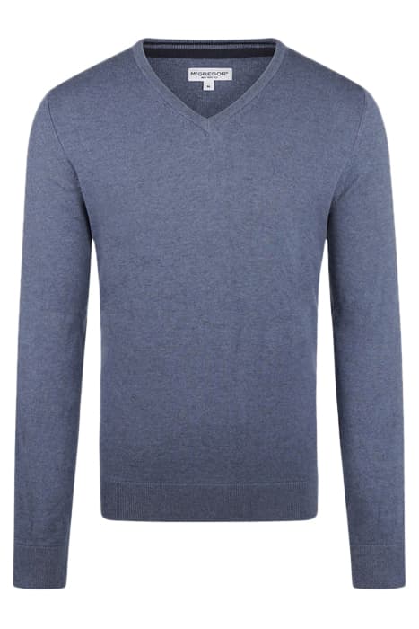 V-NECK SWEATER MEDIUM BLUE by McGregor