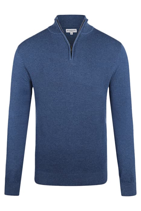 ZIP MOCK SWEATER MARINE by McGregor