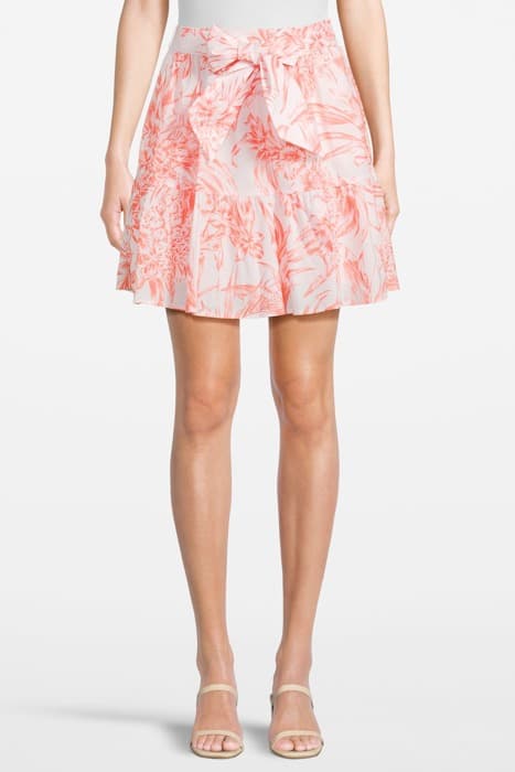 EO/ PRINT KNEE SKIRT PINEAPPLE ISLAND/ SUNSET PEACH by Tommy Hilfiger