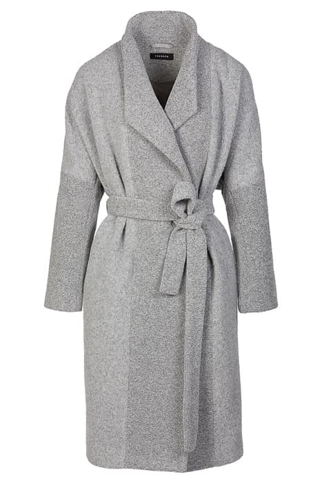 FLUSTER COATS LONG LIGHT GREY by Frenken