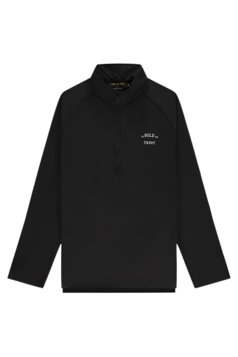 SPORT LONGSLEEVE ZIP JET BLACK by In Gold We Trust