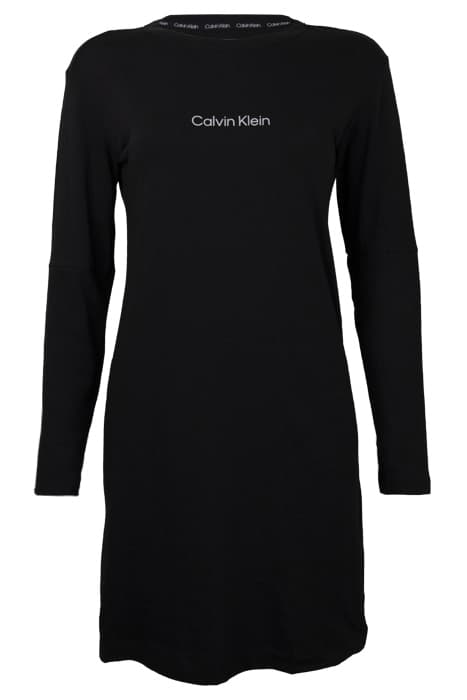 L/S NIGHTSHIRT BLACK by Calvin Klein