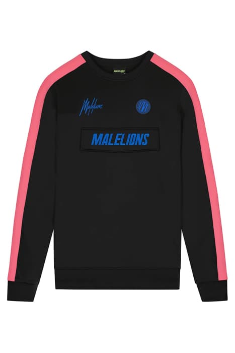 MALELIONS SPORT ACADEMY CREWNECK BLACK/PINK by Malelions