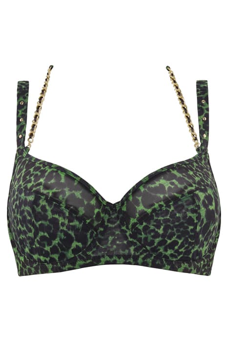 RHAPSODY BLACK GREEN LEOPARD by Marlies Dekkers