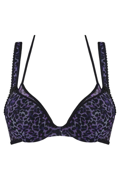 PEEKABOO BLACK PURPLE LEOPARD by Marlies Dekkers