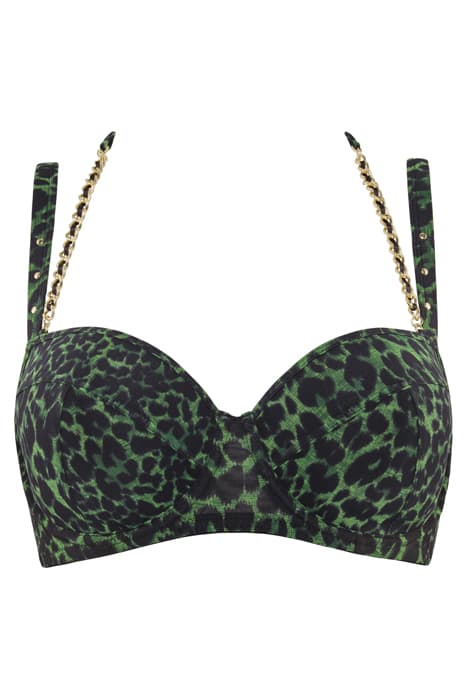 RHAPSODY BLACK GREEN LEOPARD by Marlies Dekkers