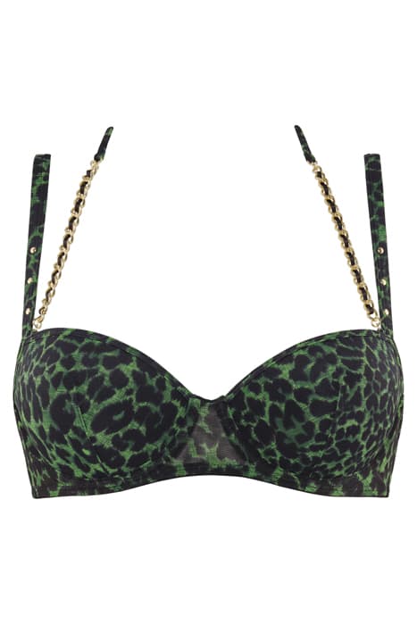 RHAPSODY BLACK GREEN LEOPARD by Marlies Dekkers