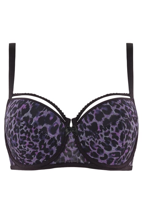 PEEKABOO BLACK PURPLE LEOPARD by Marlies Dekkers