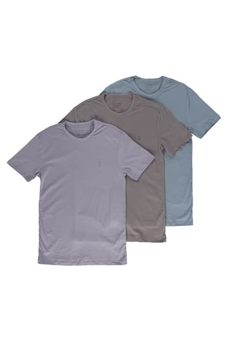 BRACE SS CREW 3 PK PURPLE/BLUE/GREY by AllSaints