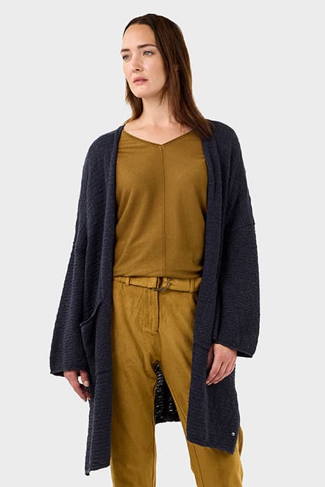 LONG OPEN-FRONT CARDIGAN NIGHT SKY by Sandwich