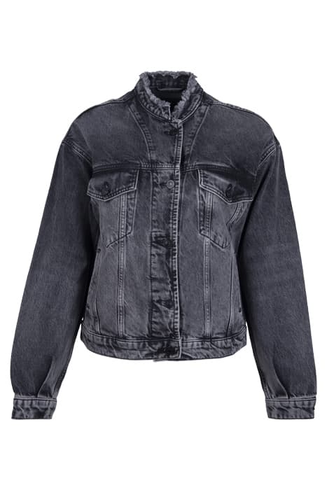 BLOOM DENIM JACKET WASHED BLACK by AllSaints