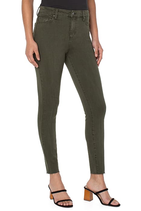 ABBY HIGH RISE ANKLE SKINNY GRASS FED by Liverpool