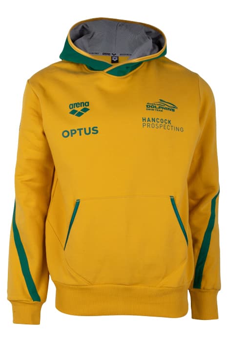 AUSTRALIA HOODIE GOLD GREEN by Arena