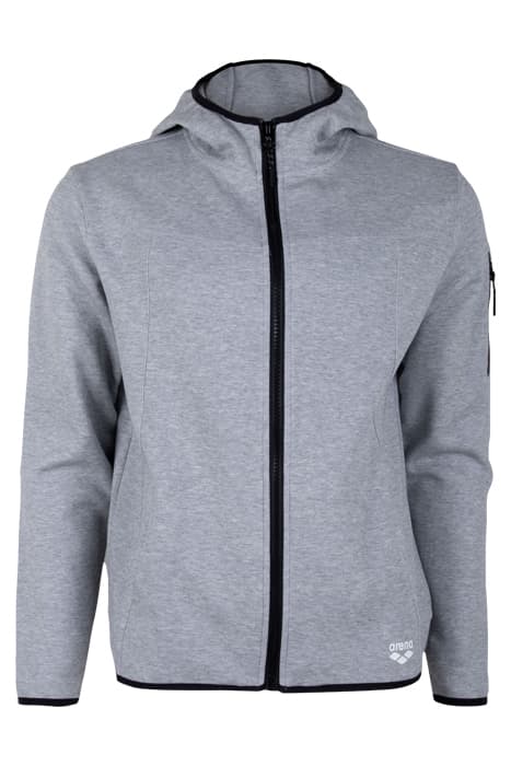 MAN HOODIE FULL ZIP A-AFM813W22 GREY MELANGE by Arena