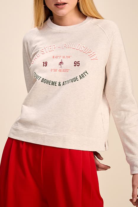 MIKASI - CERAMIC SWEATSHIRT WITH MESSAGE by ONE STEP