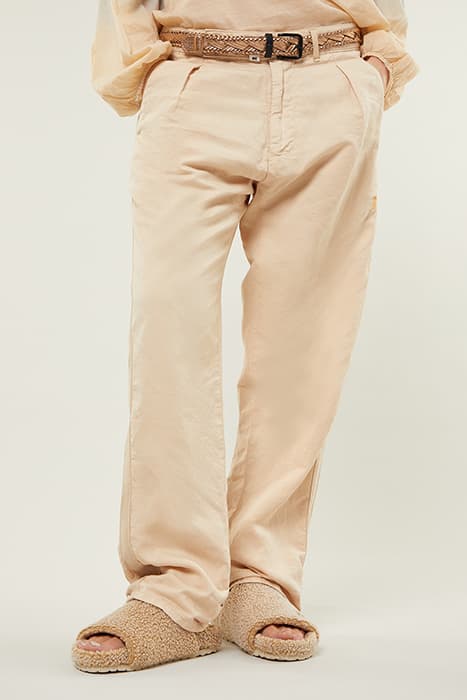 STRAIGHT PANTS SLUB TWILL FRAPPE by 10DAYS