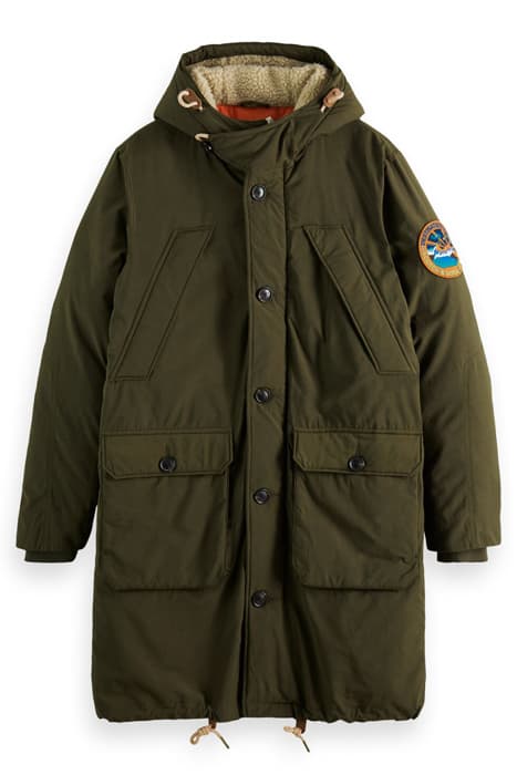 HEAVY WEIGHT PADDED PARKA MILITARY by Scotch & Soda