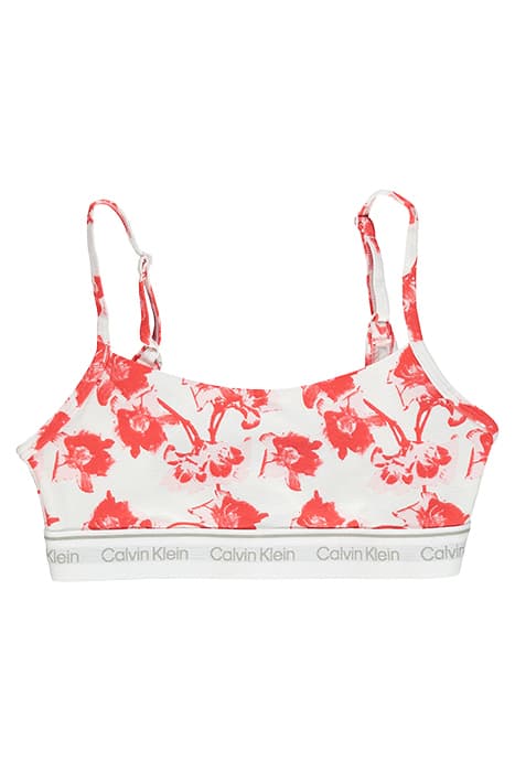 UNLINED BRALETTE LILIUM PRINT_STRAWBERRY FIELDS by Calvin Klein