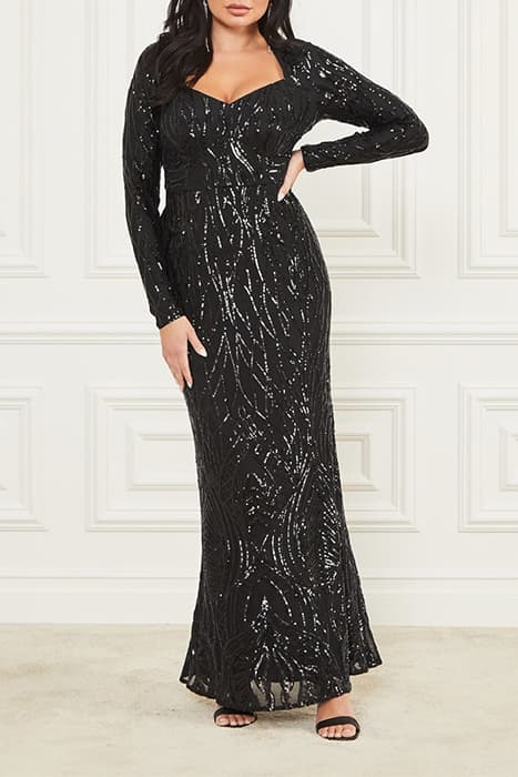 ROARING SEQUINS MAXI JET BLACK A996 by Marciano by Guess