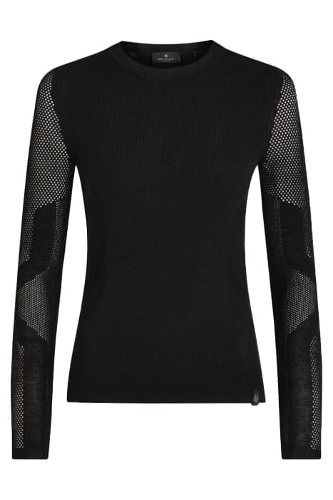 KAI CREW NECK JUMPER BLACK by Belstaff