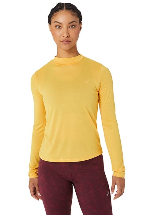 RUNKOYO MOCK NECK LS TOP TIGER YELLOW by ASICS