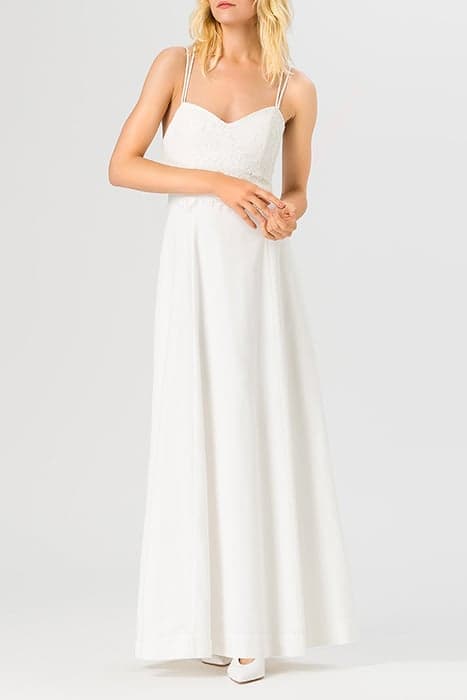 BRIDAL STRAP DRESS 2-IN-1 SNOW WHITE by Ivy Oak