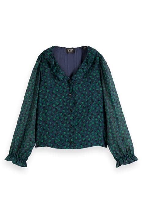 ALL-OVER PRINTED LONG-SLEEVED TOP COMBO W by Scotch & Soda