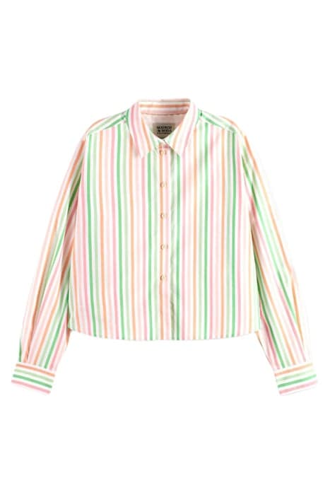 MULTI STRIPED BOXY FIT SHIRT MULTI STRIPE by Scotch & Soda